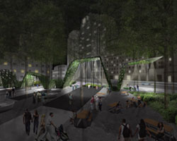 Cadman Plaza Lighting