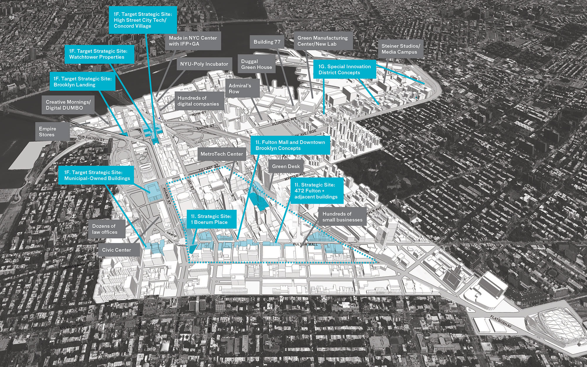 Brooklyn Tech Triangle Component Map 1