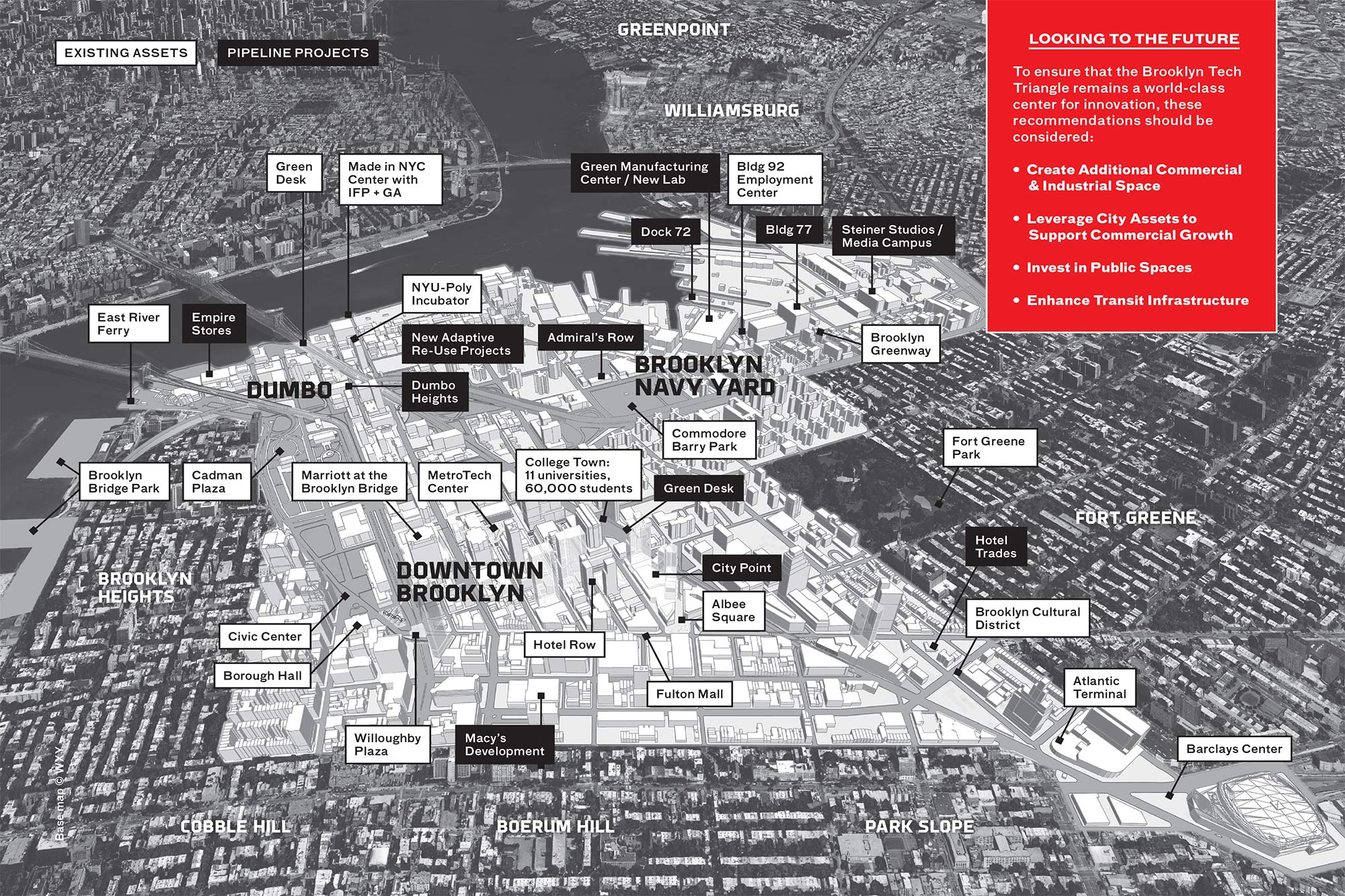 Brooklyn Tech Triangle Looking to the Future Map